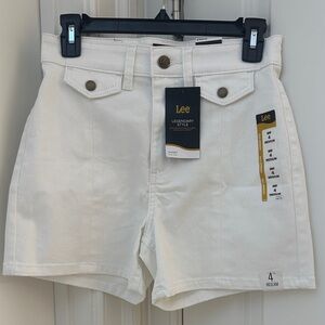 Lee Women's Cream Jean Shorts NWT